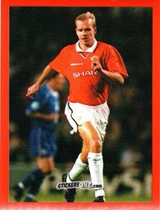 Figurina Henning Berg - Manchester United. Europe 2000 n. 132 - Futera