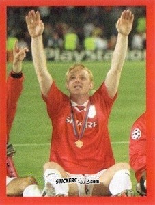 Cromo David May - Manchester United. Europe 2000 n. 140 - Futera