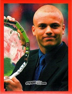 Sticker Wes Brown - Manchester United. Europe 2000 n. 143 - Futera