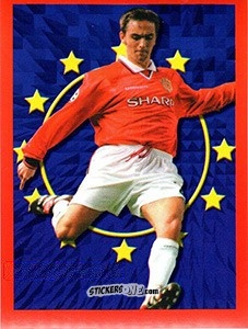Figurina Michael Clegg - Manchester United. Europe 2000 n. 150 - Futera