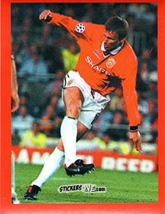 Figurina Teddy Sheringham - Manchester United. Europe 2000 n. 152 - Futera