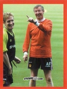 Cromo Alex Ferguson - Manchester United. Europe 2000 n. 157 - Futera