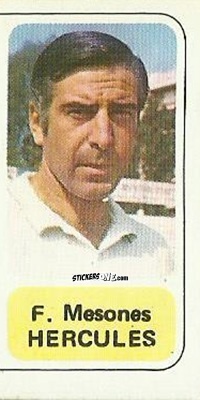 Figurina F. Mesones - Futbol en Accion 1977-1978
 n. 356 - PACOSA