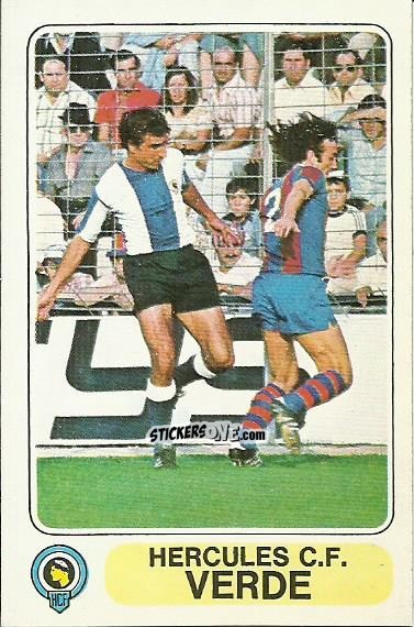 Figurina Verde - Futbol en Accion 1977-1978
 n. 238 - PACOSA