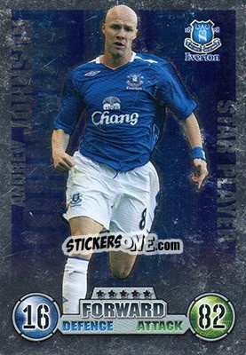 Figurina Andrew Johnson - English Premier League 2007-2008. Match Attax n. 336 - Topps