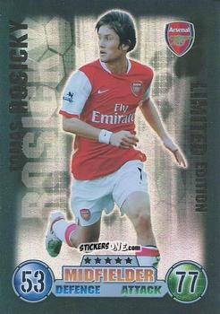 Cromo Tomas Rosicky - English Premier League 2007-2008. Match Attax n. LE1 - Topps