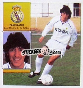 Cromo 12bis Zamorano (Real Madrid, Balon suelo, double imagen) - Liga Spagnola 1992-1993
 n. 428 - Colecciones ESTE
