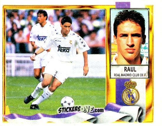 Cromo Raul - Liga Spagnola 1995-1996
 n. 269 - Colecciones ESTE