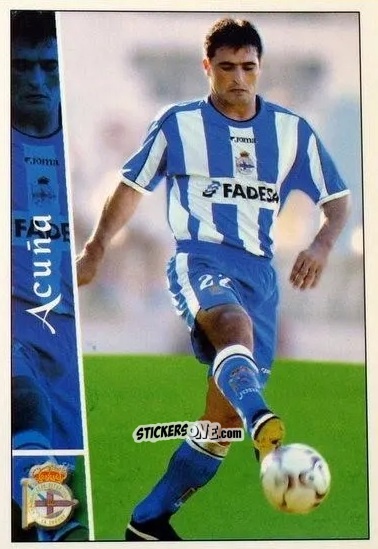 Sticker Acuña - Las fichas de la Liga 2002-2003
 n. 43 - Mundicromo