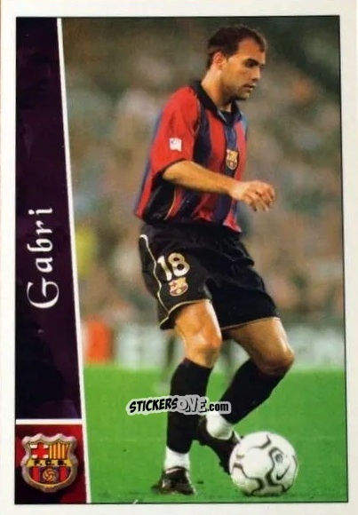 Cromo Gabri - Las fichas de la Liga 2002-2003
 n. 97 - Mundicromo