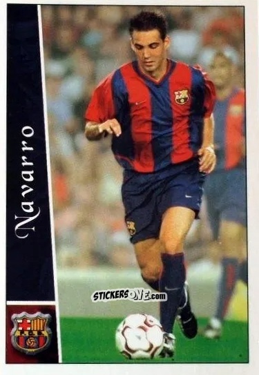 Sticker Navarro - Las fichas de la Liga 2002-2003
 n. 91 - Mundicromo
