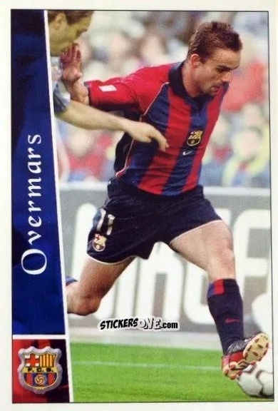 Sticker Overmars - Las fichas de la Liga 2002-2003
 n. 105 - Mundicromo