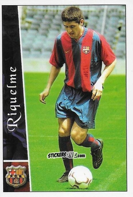 Sticker Riquelme - Las fichas de la Liga 2002-2003
 n. 102 - Mundicromo