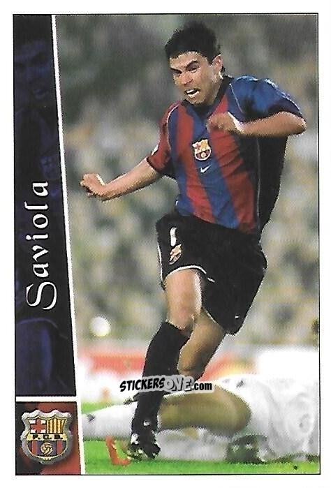 Sticker Saviola - Las fichas de la Liga 2002-2003
 n. 103 - Mundicromo