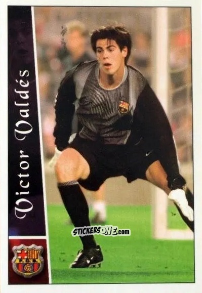Sticker Víctor Valdés - Las fichas de la Liga 2002-2003
 n. 578 - Mundicromo