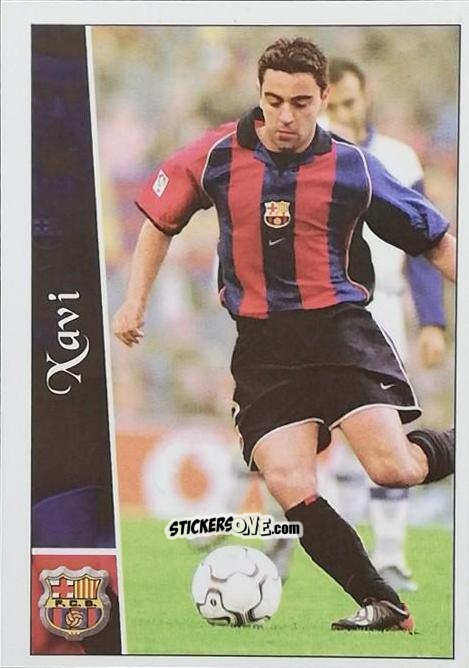 Sticker Xavi - Las fichas de la Liga 2002-2003
 n. 96 - Mundicromo