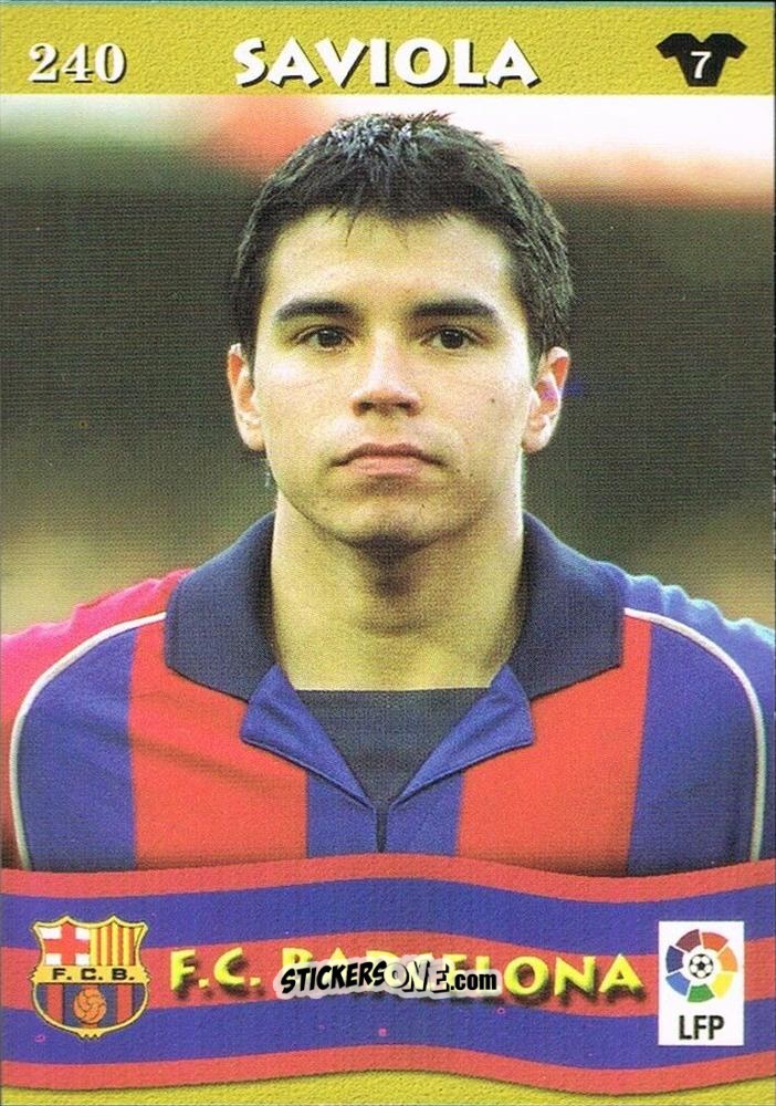Sticker Saviola - Top Liga 2002-2003
 n. 240 - Mundicromo