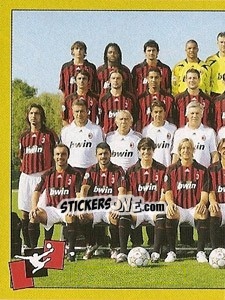 Cromo Squadra Milan (1) - Calciatori 2007-2008 n. 241 - Panini
