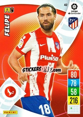 Cromo Felipe - Liga Santander 2021-2022. Adrenalyn XL
 n. 42 - Panini
