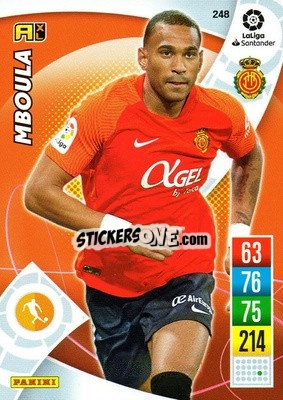 Figurina Mboula - Liga Santander 2021-2022. Adrenalyn XL
 n. 248 - Panini