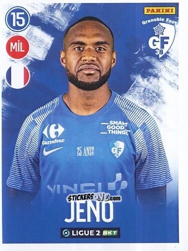 Sticker Abiezer Jeno - FOOT 2022-2023 Ligue 2
 n. 98 - Panini