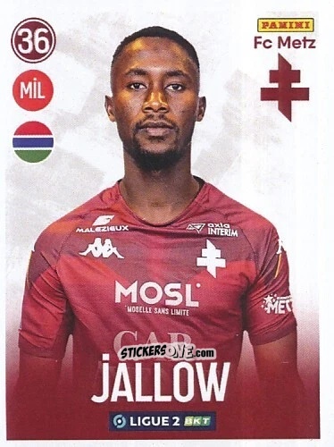 Figurina Ablie Jallow - FOOT 2022-2023 Ligue 2
 n. 157 - Panini