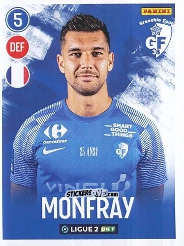 Cromo Adrien Monfray - FOOT 2022-2023 Ligue 2
 n. 94 - Panini