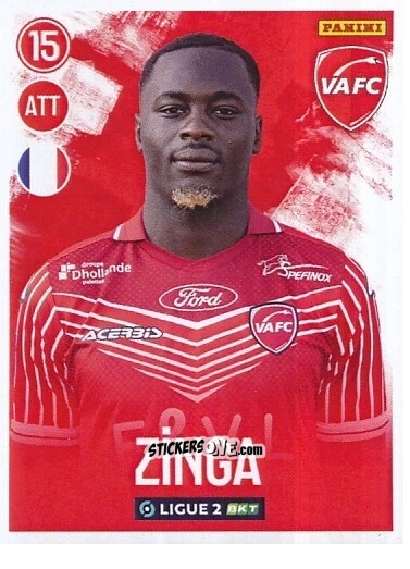 Cromo Aeron Zinga - FOOT 2022-2023 Ligue 2
 n. 300 - Panini