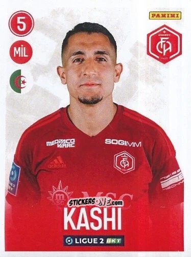 Figurina Ahmed Kashi - FOOT 2022-2023 Ligue 2
 n. 23 - Panini