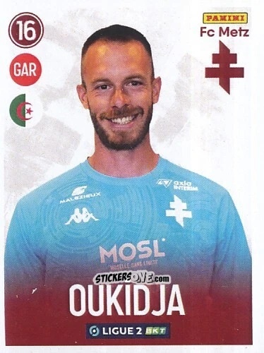 Cromo Alexandre Oukidja - FOOT 2022-2023 Ligue 2
 n. 151 - Panini