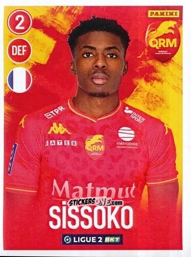 Cromo Alpha Sissoko - FOOT 2022-2023 Ligue 2
 n. 230 - Panini