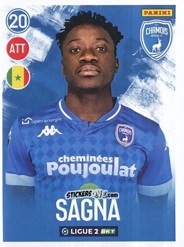 Cromo Amadou Sagna - FOOT 2022-2023 Ligue 2
 n. 195 - Panini