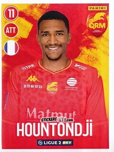 Sticker Andreas Hountondji - FOOT 2022-2023 Ligue 2
 n. 238 - Panini