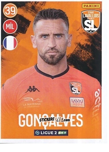 Figurina Anthony Gonçalves - FOOT 2022-2023 Ligue 2
 n. 145 - Panini
