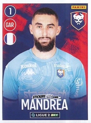 Cromo Anthony Mandréa - FOOT 2022-2023 Ligue 2
 n. 61 - Panini