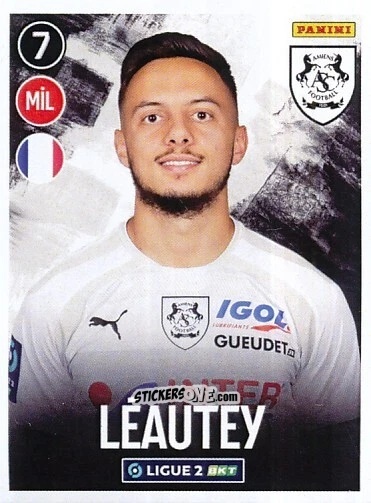 Figurina Antoine Leautey - FOOT 2022-2023 Ligue 2
 n. 11 - Panini