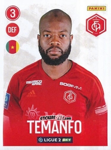 Figurina Arnold Temanfo - FOOT 2022-2023 Ligue 2
 n. 20 - Panini