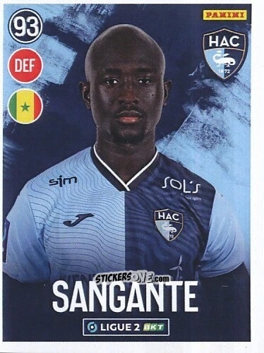 Cromo Arouna Sangante - FOOT 2022-2023 Ligue 2
 n. 125 - Panini
