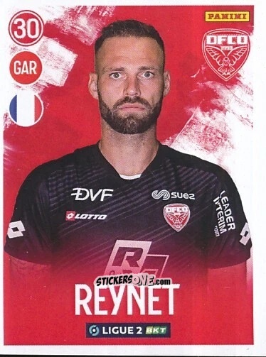 Sticker Baptiste Reynet - FOOT 2022-2023 Ligue 2
 n. 76 - Panini