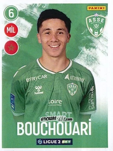 Cromo Benjamin Bouchouari - FOOT 2022-2023 Ligue 2
 n. 262 - Panini