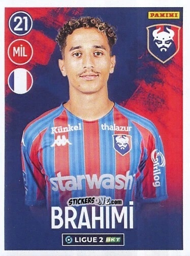Cromo Bilal Brahimi - FOOT 2022-2023 Ligue 2
 n. 67 - Panini