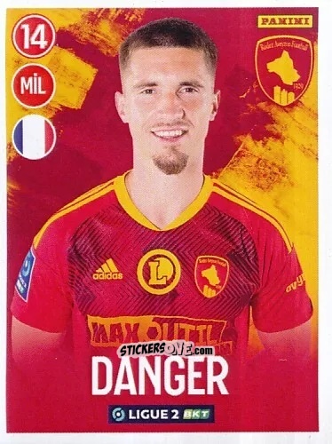 Cromo Bradley Danger - FOOT 2022-2023 Ligue 2
 n. 249 - Panini