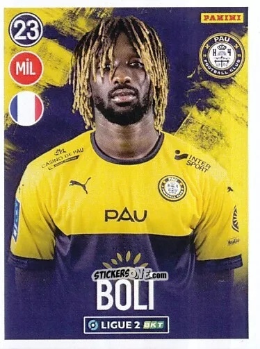 Cromo Charles Boli - FOOT 2022-2023 Ligue 2
 n. 218 - Panini