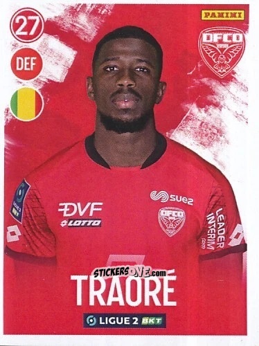 Figurina Cheick Traoré - FOOT 2022-2023 Ligue 2
 n. 80 - Panini