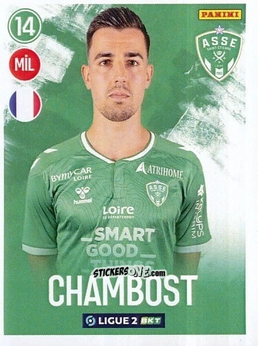 Cromo Dylan Chambost - FOOT 2022-2023 Ligue 2
 n. 264 - Panini