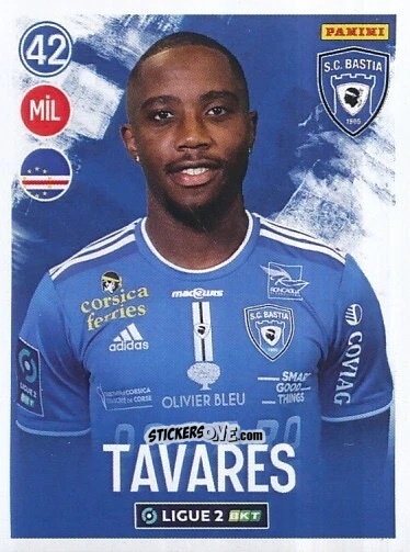 Figurina Dylan Tavares - FOOT 2022-2023 Ligue 2
 n. 41 - Panini