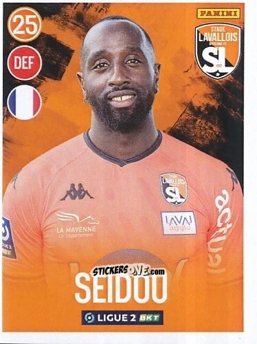 Figurina Edson Seidou - FOOT 2022-2023 Ligue 2
 n. 140 - Panini
