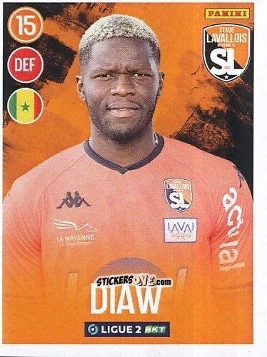 Figurina Elhadji Pape Diaw - FOOT 2022-2023 Ligue 2
 n. 139 - Panini