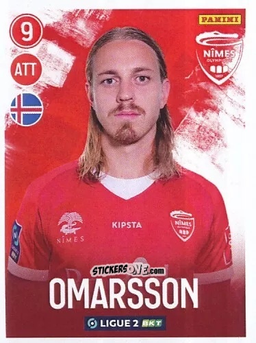 Figurina Elías Már Ómarsson - FOOT 2022-2023 Ligue 2
 n. 179 - Panini