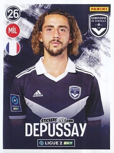 Figurina Emeric Depussay - FOOT 2022-2023 Ligue 2
 n. 52 - Panini